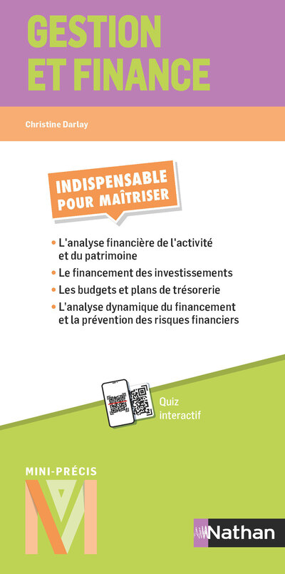 GESTION ET FINANCE  MINI-PRECIS