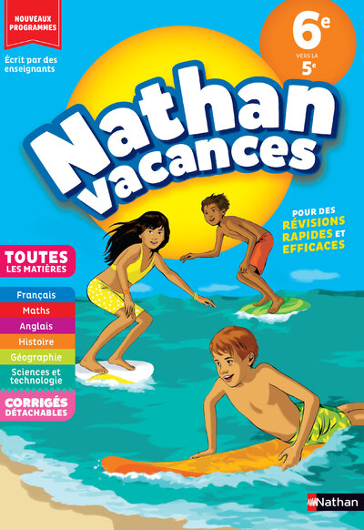 NATHAN VACANCES COLLEGE TOUT EN UN - DE LA 6EME VERS LA 5EME