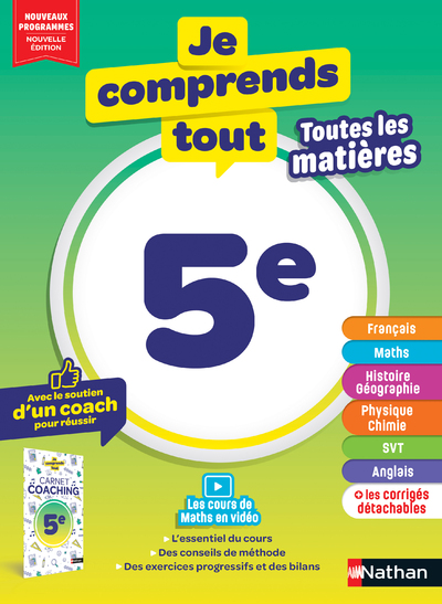 JE COMPRENDS TOUT - TOUT EN UN 5EME