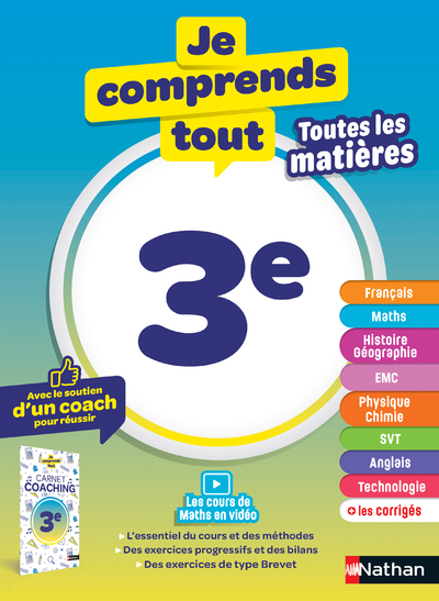 JE COMPRENDS TOUT - TOUT EN UN 3EME