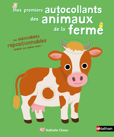 MES PREMIERS AUTOCOLLANTS DES ANIMAUX DE LA FERME