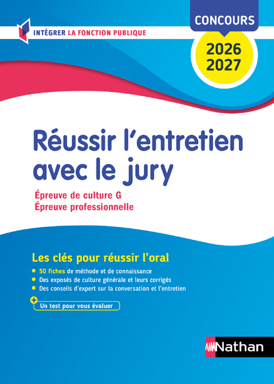 REUSSIR L   ENTRETIEN AVEC LE JURY (CONCOURS DE CATEGORIES A, B ET C)  CONCOURS 2026-2027