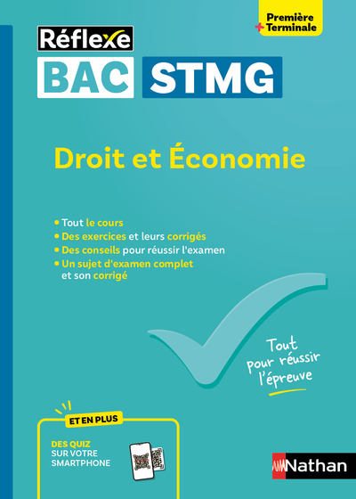 GUIDE BAC STMG - SPECIALITE DROIT ET ECONOMIE 1RE/ TLE - REFLEXE - N 19