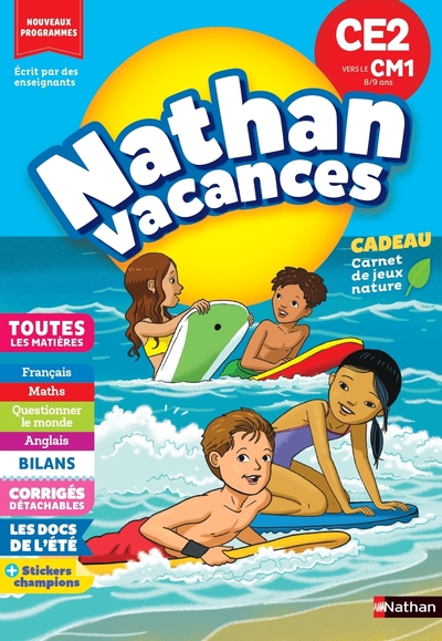NATHAN VACANCES CE2 VERS LE CM1 8/9 ANS