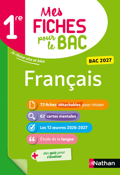 MES FICHES POUR LE BAC FRANCAIS 2027