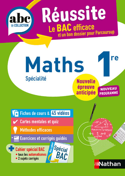 ABC REUSSITE MATHS 1RE 2027