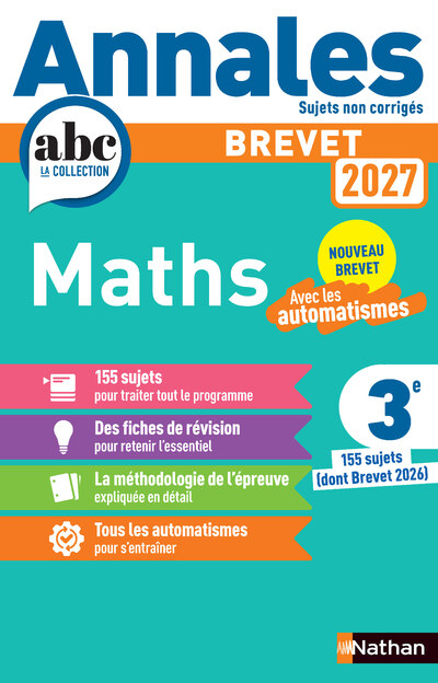 ANNALES BREVET MATHS 2027 - NC