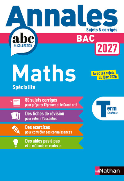 ANNALES BAC MATHS TERM. 2027 - CORRIGE