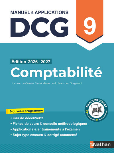 COMPTABILITE - DCG - EPREUVE 9 - MANUEL ET APPLICATIONS 2026-2027