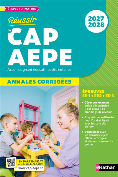 ANNALES CORRIGEES - CAP ACCOMPAGNANT EDUCATIF PETITE ENFANCE