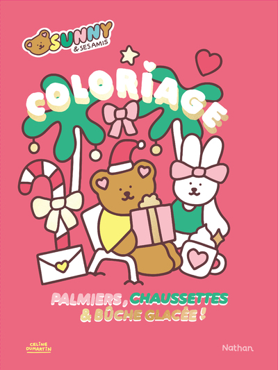 SUNNY & SES AMIS - COLORIAGE - PALMIERS, CHAUSSETTES & BUCHE GLACEE !