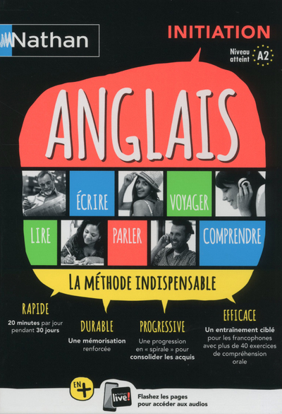 COFFRET ANGLAIS - INITIATION (VOIE EXPRESS) LIVRE + LIVRET COMPREHENSION ORALE - 2018
