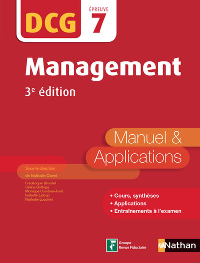 MANAGEMENT - DCG EPREUVE 7 - MANUEL ET APPLICATIONS 2017