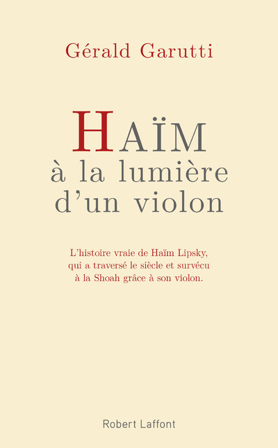 HAIM, A LA LUMIERE D'UN VIOLON