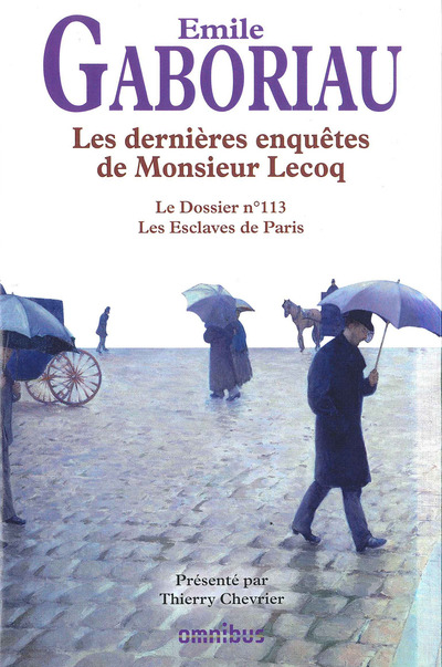 LES DERNIERES ENQUETES DE MONSIEUR LECOQ