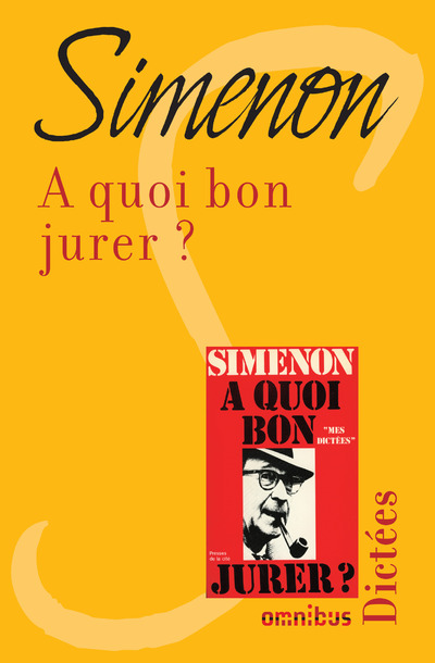 A QUOI BON JURER ?