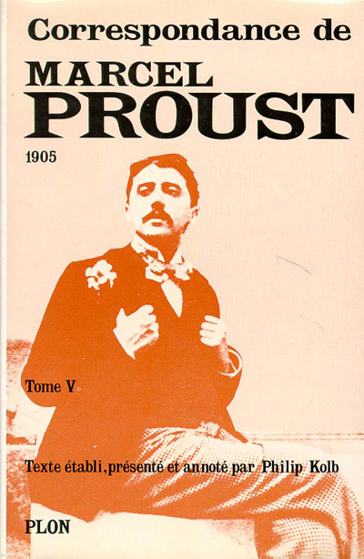MARCEL PROUST CORRESPONDANCE TOME 5
