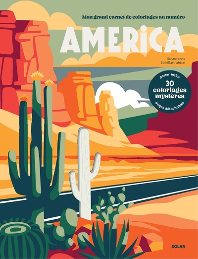 COLORIAGES AU NUMERO - AMERICA