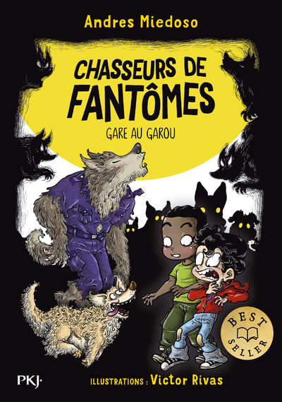 CHASSEURS DE FANTOMES - TOME 12 : GARE AU GAROU - ENQUETES, HUMOUR, FRISSONS, MONSTRES - ROMAN JEUNE