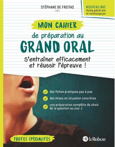 MON CAHIER DE PREPARATION AU GRAND ORAL