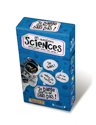 BOITE 85 QUESTIONS SCIENCES POUR JOUER AVEC TES AMIS !