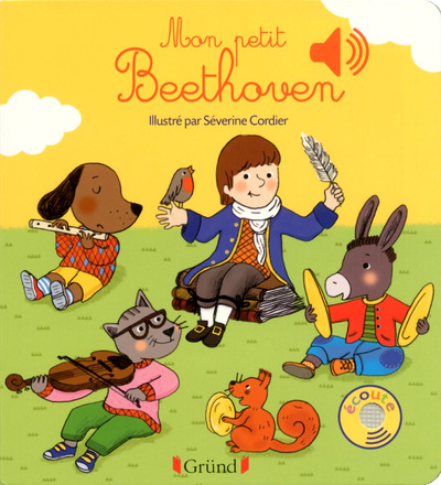 MON PETIT BEETHOVEN - LIVRE SONORE AVEC 6 PUCES - DES 1 AN