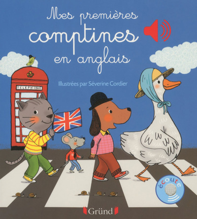 MES PREMIERES COMPTINES EN ANGLAIS - LIVRE SONORE AVEC 6 PUCES - DES 1 AN