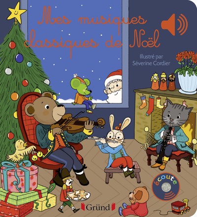 MES MUSIQUES CLASSIQUES DE NOEL - LIVRE SONORE AVEC 6 PUCES - DES 1 AN