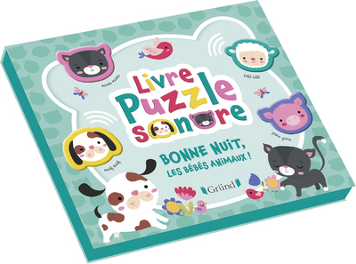 LIVRE PUZZLE SONORE - BONNE NUIT, LES BEBES ANIMAUX !