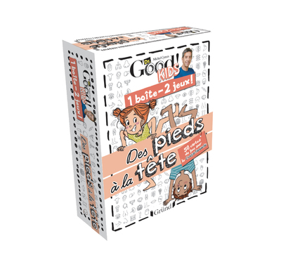 DR GOOD ! KIDS - 1 BOITE - 2 JEUX - DES PIEDS A LA TETE