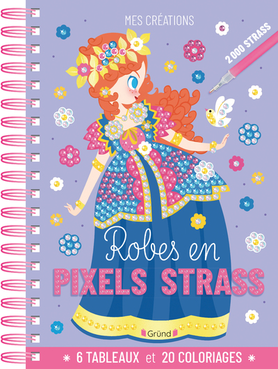 ROBES EN PIXELS STRASS