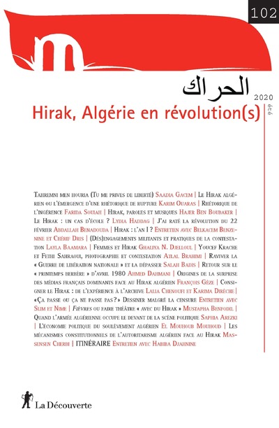 REVUE MOUVEMENTS NUMERO 102 HIRAK, ALGERIE EN REVOLUTION(S)