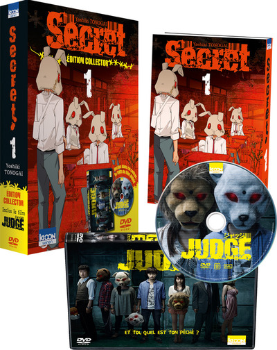 SECRET T01 - PACK COLLECTOR AVEC DVD FILM JUDGE