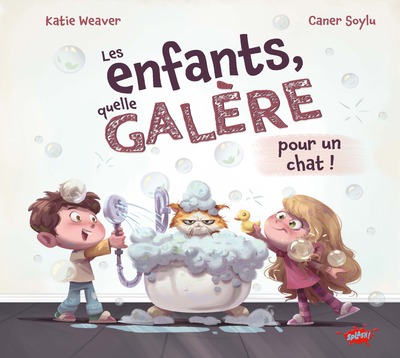LES ENFANTS, QUELLE GALERE POUR UN CHAT !