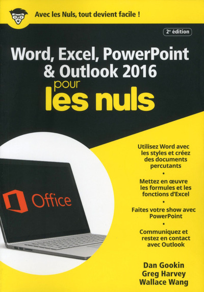 WORD & EXCEL POWERPOINT & OUTLOOK 2016 MEGAPOCHE POUR LES NULS, 2E EDITION