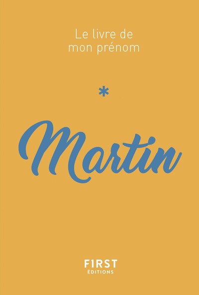 MARTIN - LE LIVRE DE MON PRENOM