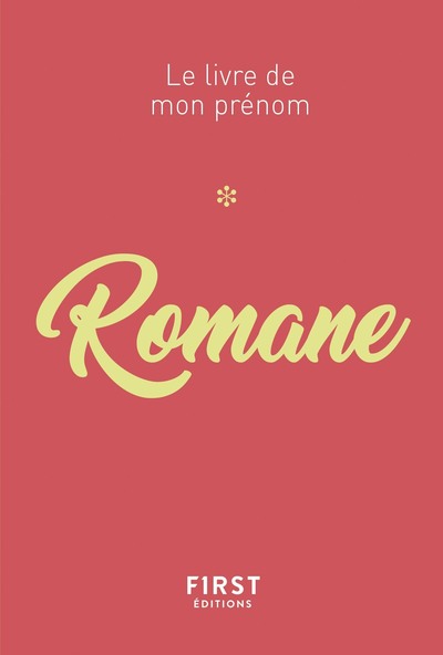 ROMANE - LE LIVRE DE MON PRENOM