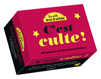 JEU D'APERO - C'EST CULTE !