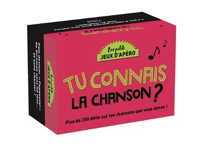 LES PETITS JEUX D'APERO - TU CONNAIS LA CHANSON ?