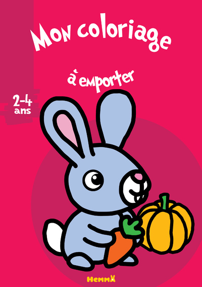 MON COLORIAGE A EMPORTER (2-4 ANS) (LAPIN-CAROTTE)