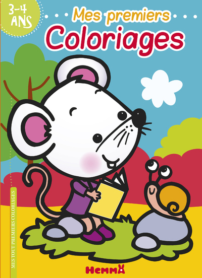 MES PREMIERS COLORIAGES (3-4 ANS) (SOURIS)