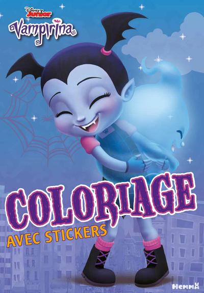 DISNEY VAMPIRINA COLORIAGE AVEC STICKERS
