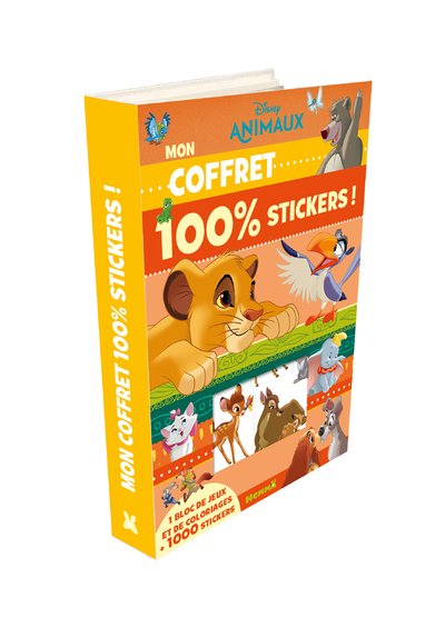 DISNEY ANIMAUX MON COFFRET 100% STICKERS !