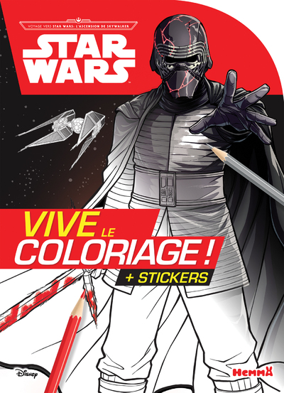 DISNEY STAR WARS VOYAGE VERS SW : L'ASCENSION DE SKYWALKER - VIVE LE COLORIAGE ! + STICKERS