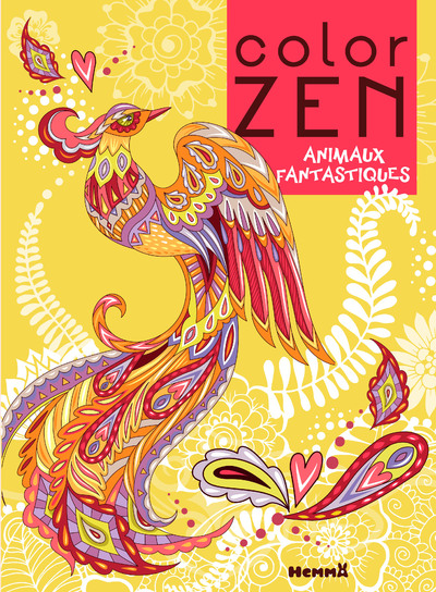 COLOR ZEN - ANIMAUX FANTASTIQUES (PHENIX)