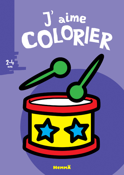 J'AIME COLORIER (2-4 ANS) (TAMBOUR)