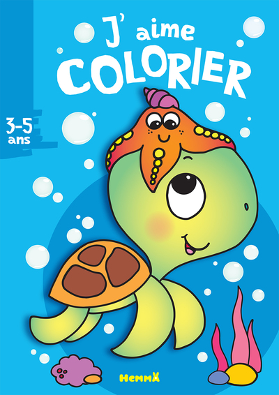 J'AIME COLORIER (3-5 ANS) (TORTUE)