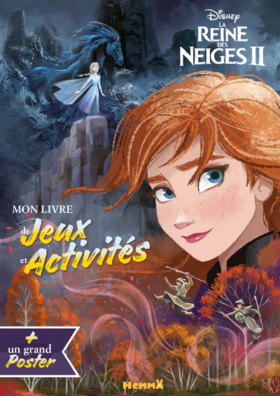 DISNEY LA REINE DES NEIGES 2 - MON LIVRE DE JEUX ET ACTIVITES + UN GRAND POSTER (ELSA)