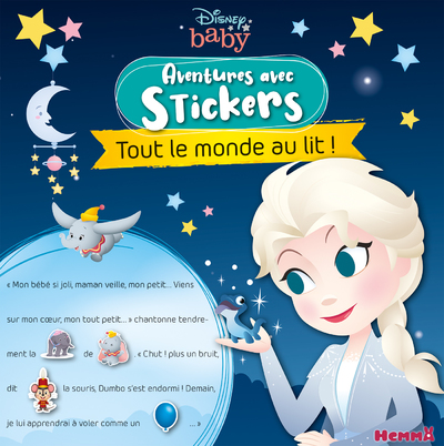 DISNEY BABY AVENTURES AVEC STICKERS - TOUT LE MONDE AU LIT !