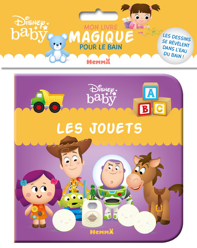 DISNEY BABY MON LIVRE MAGIQUE POUR LE BAIN - LES JOUETS